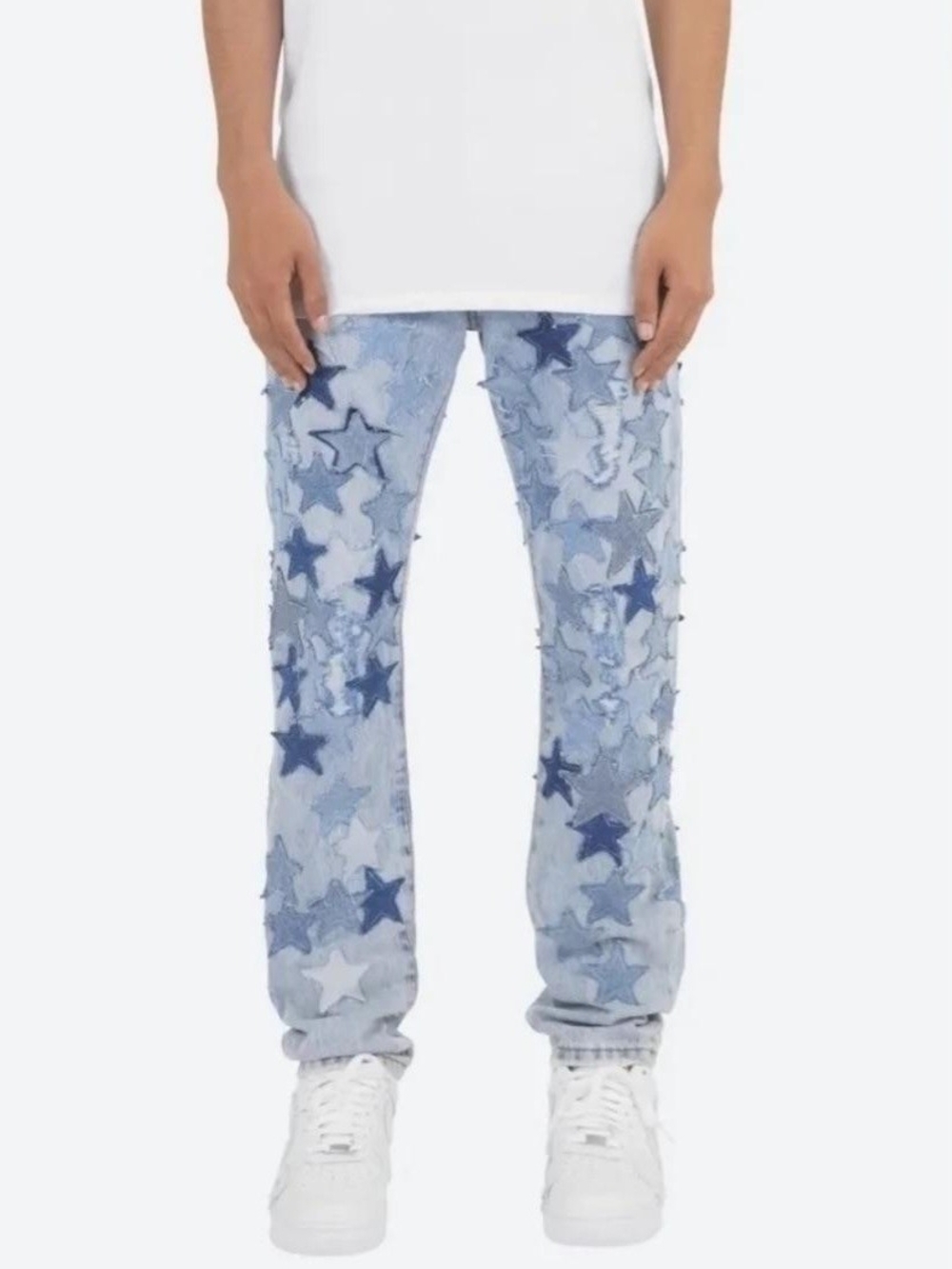 MNML D271-Star-Straight-Denim-Blue Size 32 
Blue denim jeans